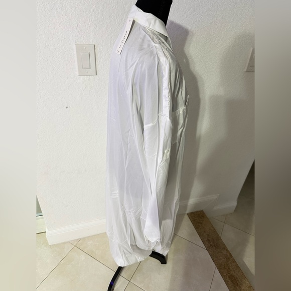OC order plus Elegant White Long Sleeve Dress shirt dress size XXL plus size - Picture 2 of 9